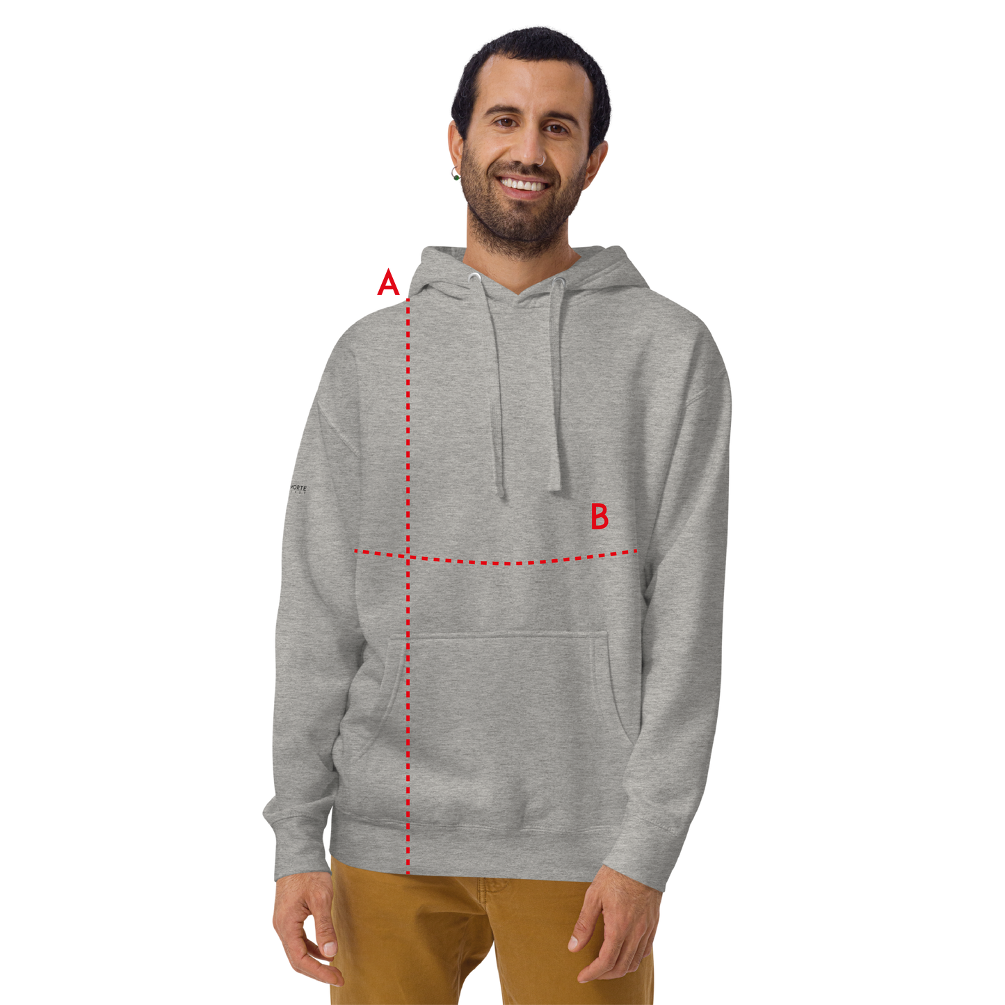 Sweatshirt # ANIDO // Premium Hoodie with Hood and Pocket // Unisex