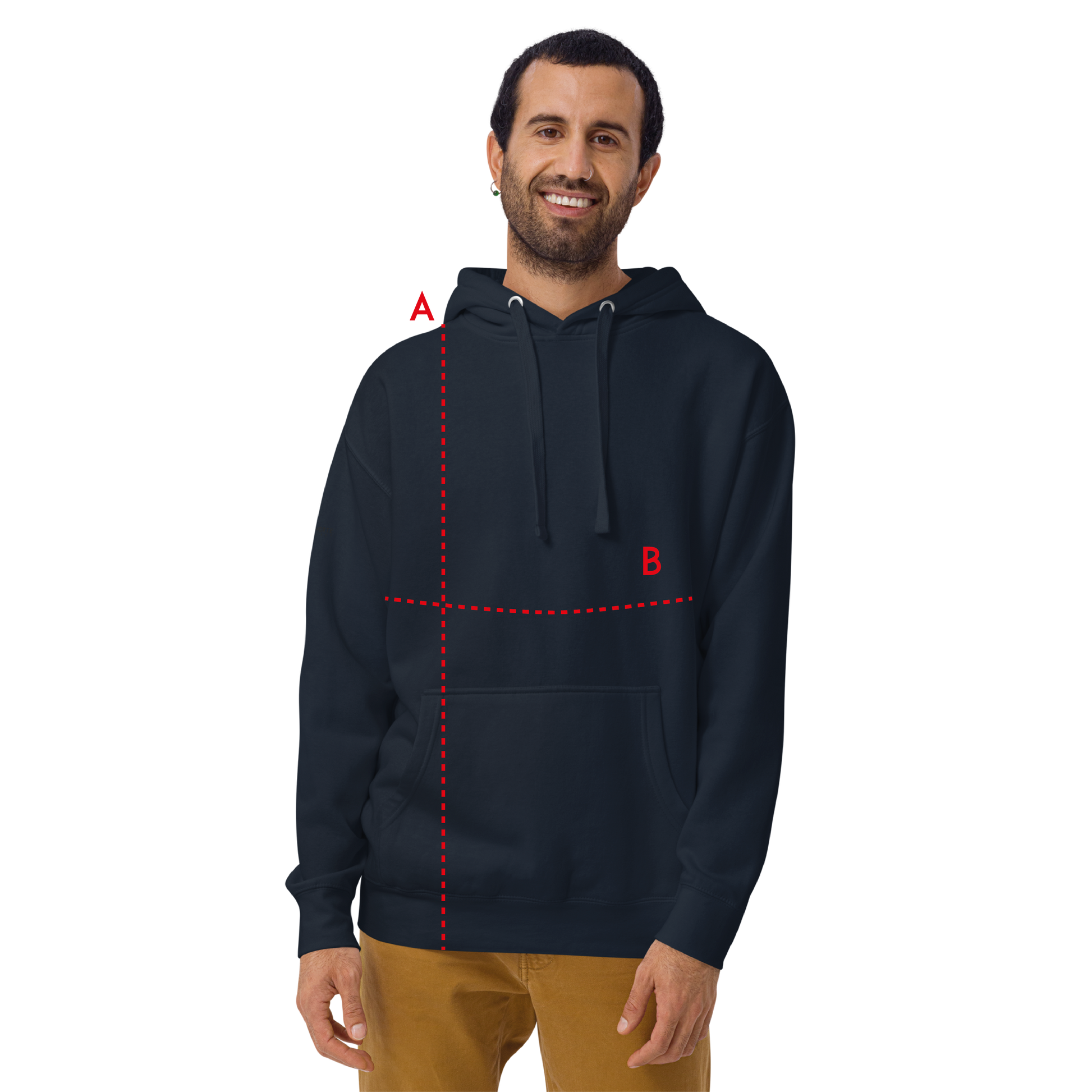 Sweatshirt # CARNES // Premium Hoodie with Hood and Pocket