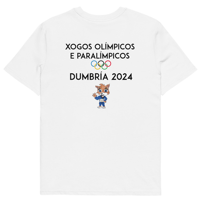 Camiseta # XOGOS OLÍMPICOS E PARALÍMPICOS DUMBRÍA // 2024 // ECO Algodón Orgánico // Unisex