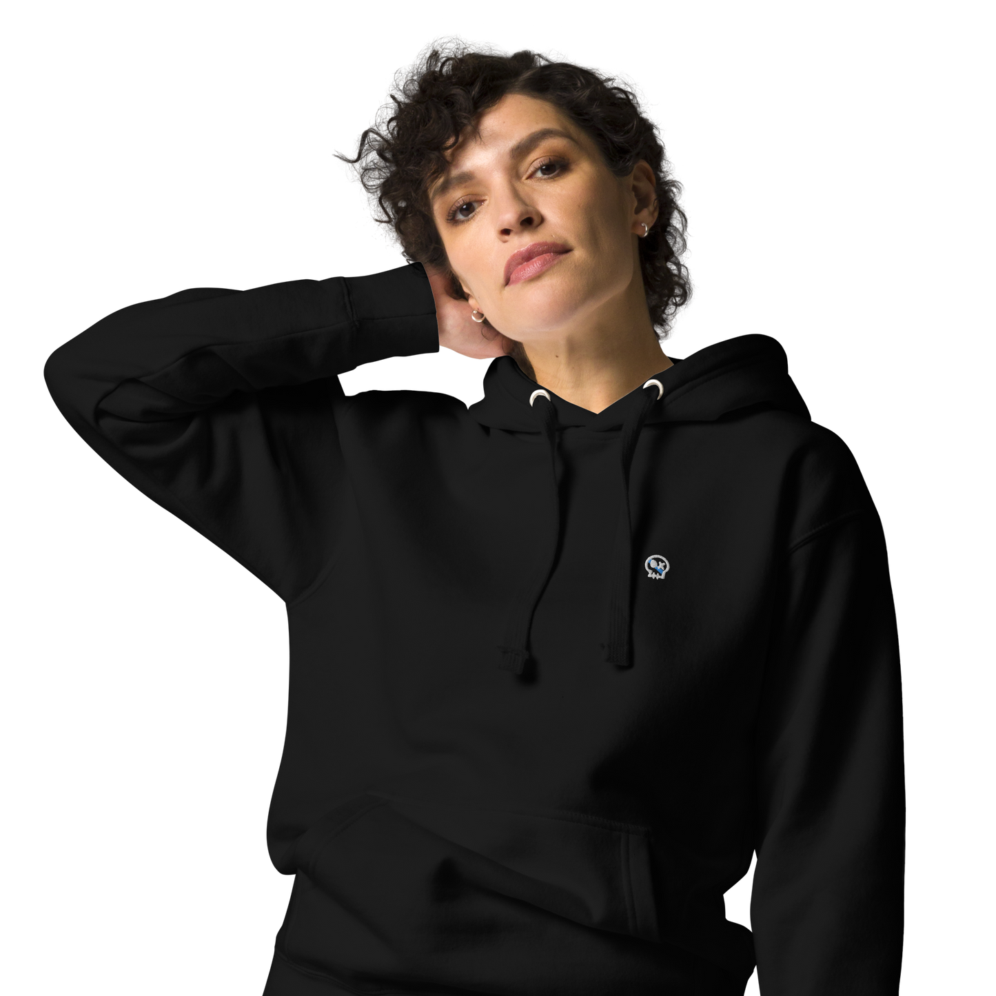 Sweatshirt # MEREXO // Premium Hoodie with Hood and Pocket // Unisex // Embroidered